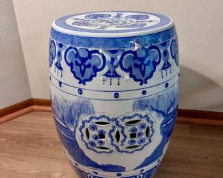 Chinnoiserie Garden Stool