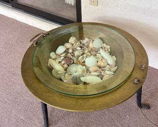 Brass Porthole Table