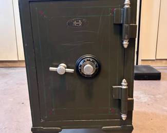 Antique Schwab Cast Iron Floor Safe