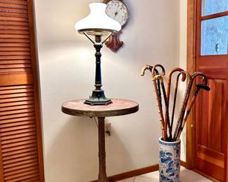 19th Century French Cast Iron Marble Top Bistro Table