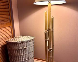 Vintage Bamboo Floor Lamp