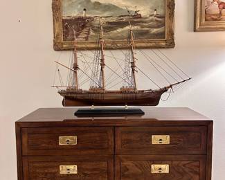 Henredon Campaign Style Chest