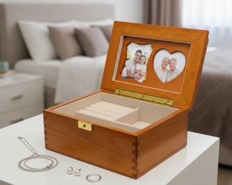 smallJewelry Box on Vanity