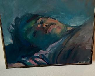 Oil Painting "Schubert" Portrait