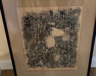 Paul Klee Inspired Abstract Print