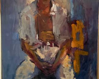 Impressionist Portrait of a Man by Schubert
