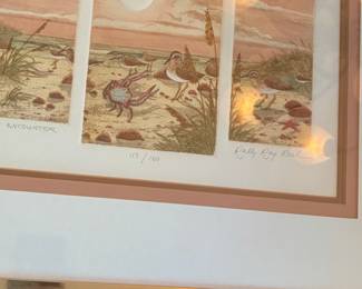 Rally Ray Reel "The Encounter" Triptych Print