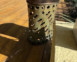Ceramic Garden Stool / Side Table