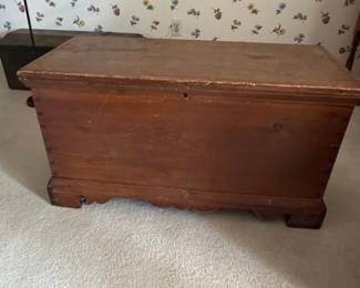 Antique Pine Hope Chest
