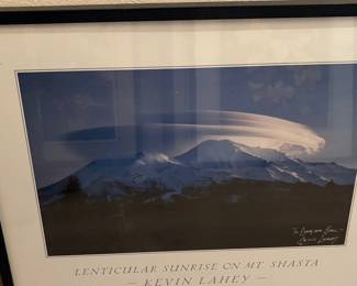 Kevin Lahey "Lenticular Sunrise on Mt. Shasta" Photograph