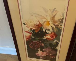 Watercolor Rose Print by Brian Davis