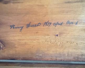 Antique Pine Hope Chest