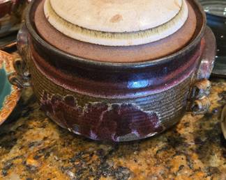 Studio Pottery Lidded Casserole Dish