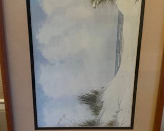 Paul Patterson "Seagull Over Dunes" Print