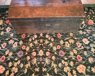 Antique Wooden Steamer Trunk