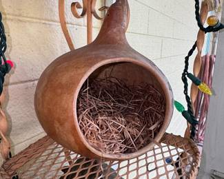 Handcrafted Gourd Birdhouse