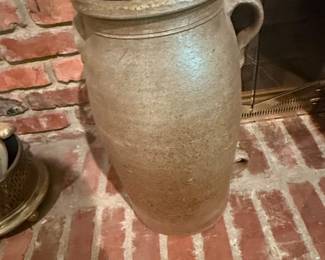 Primitive Stoneware Crock