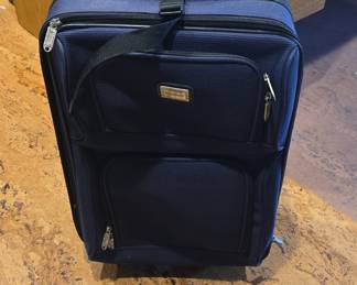 Forecast Navy Blue Rolling Suitcase