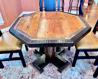 Reclaimed Wood Table and Chairs