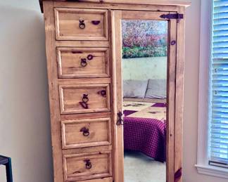 Log Cabin Style Chest / Wardrobe