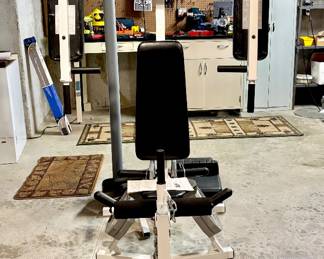 Small Compact Home Gym Perfect for an Apartment with Weights