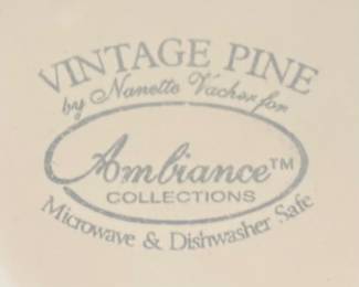 Vintage Pine “Ambiance” Collection Dinnerware Set / Dishes