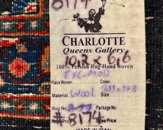 Charolette Queens Gallery Wool Area Rug