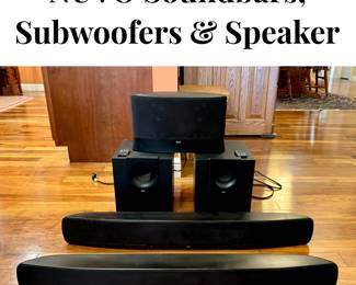 Nuvo Surround Sound System, Soundbar and Subwoofer Sets