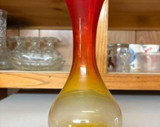 Blenko glass vase