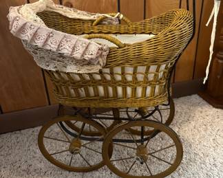 Vintage baby carriage 