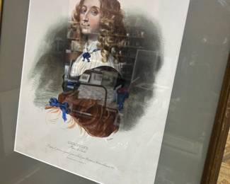 $20 Victorian print--well framed