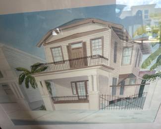 1310 Royal St. watercolor by Hazel  Geissenheimer