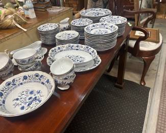 $250 Blue Onion dinner set