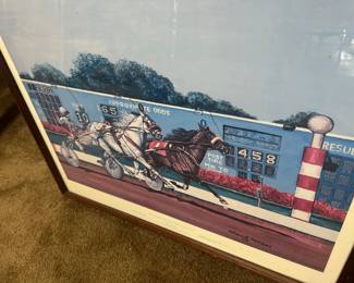 Racehorse print $35
