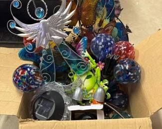 041 assortedgardendecorlotmetalbutterfl