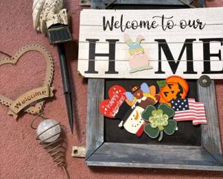 060 interchangeablewelcomehomesignsetan