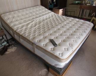 Queen size adjustable bed ($300)