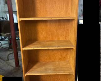 319 heavydutywoodenbookshelfoncasters