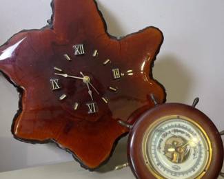 277 rusticwoodslabwallclocksurecastshi