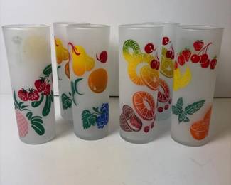 441 setof6vintageanchorhockingfrosted