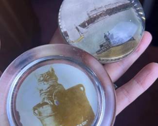 271 glassphotographicpaperweightshotelwe