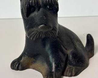 147 vintagecastironscottiedogfigurine