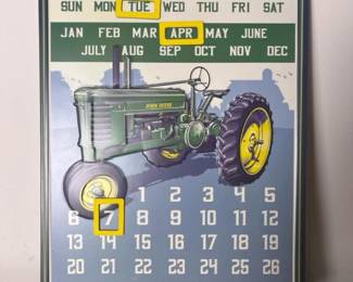 262 johndeeremetalperpetualwallcalendar