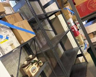 314 7foottallheavydutyblacksteelshelv
