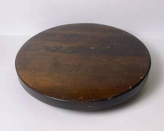 095 rusicdarkstainedwoodenlazysusan