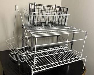 292 assortedmetalstorageracksbinsandsh