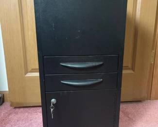 034 blackmetalverticalfilecabinet2draw
