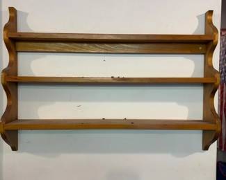 522 wallmountedwoodenshelf3tierdecorat