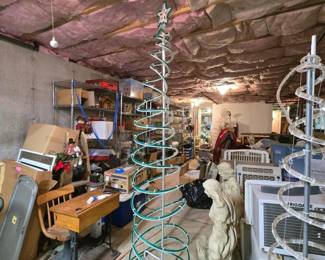 453 65ftoutdoorspiralgreenledchristma