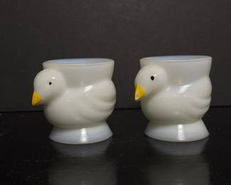 009 pairoffrenchopalexduckopalineglass